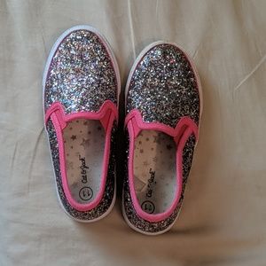 Cat & Jack sparkly toddler shoes